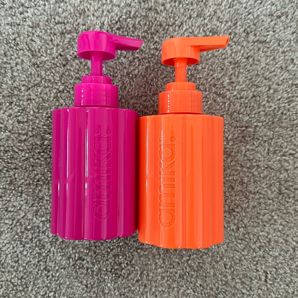 Amika Refillable Shampoo bottles NEW